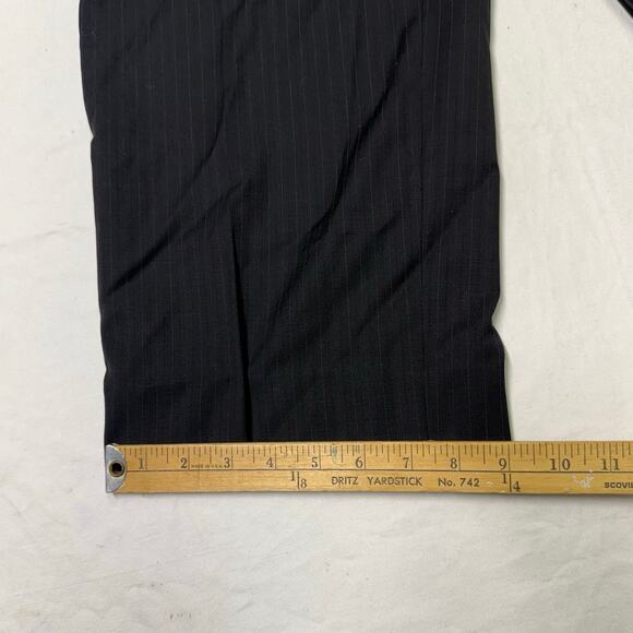 Joseph & Feiss wool suit Dark Charcoal Multi Pinstripe  Mens Size 40 long NWT - Picture 10 of 15